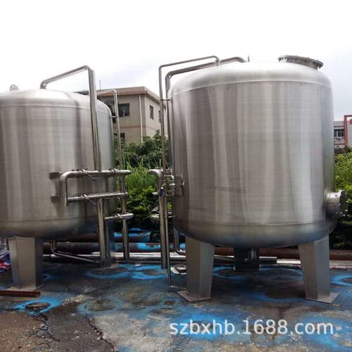 厂家直销反渗系统配套预处理过滤器304不锈钢机械过滤器无菌水箱