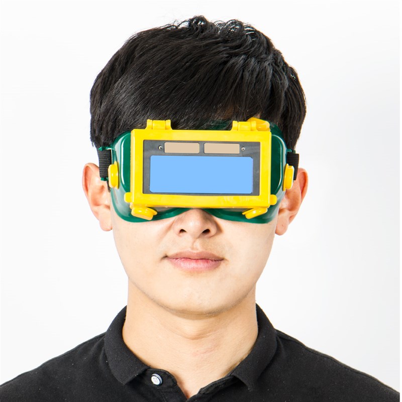 电焊眼镜自动变光防强光翻盖烧焊工专用氩弧焊Y变色护目镜