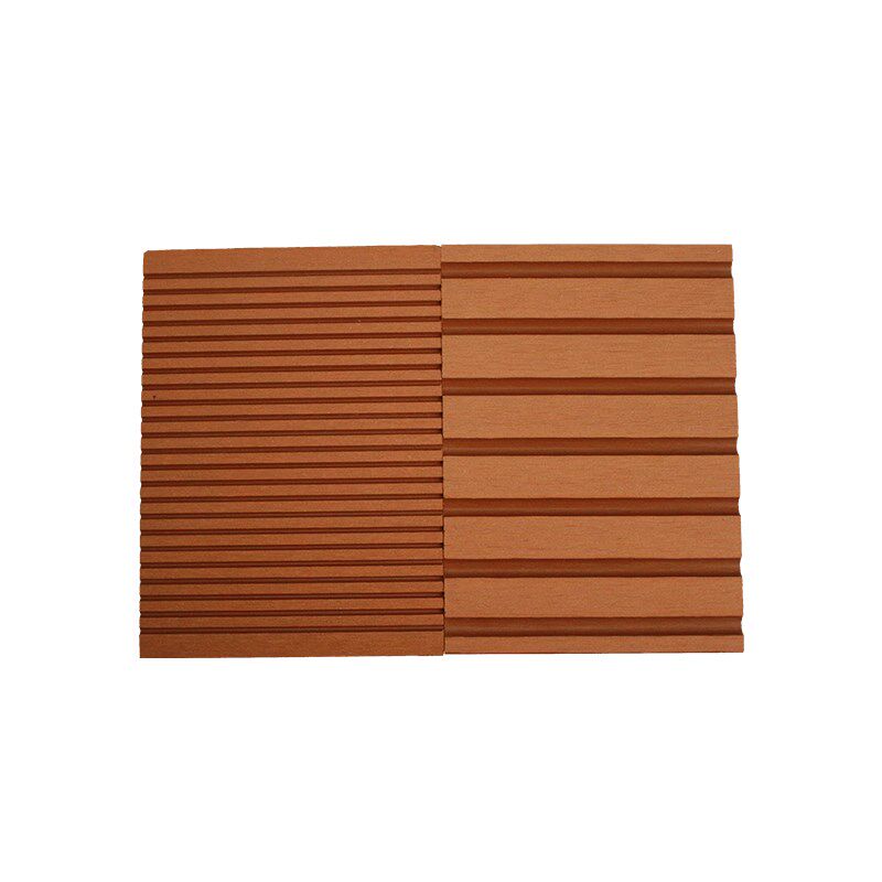 户外塑木地板圆孔塑木地t板花园阳台别墅栈道防水防腐板材庭院板