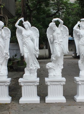 欧式音乐仕女人物雕塑天使四季女神庭院花L园装饰婚礼道具创意摆
