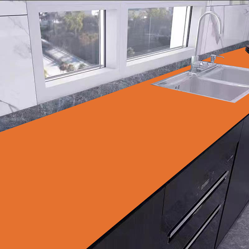 厨房加厚防水防油污桌布耐高温z橱柜灶台可裁剪桌垫台面防脏保护