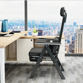 折叠午休躺椅办公午睡两用椅家y用休闲靠背椅宿舍可坐可平躺电脑