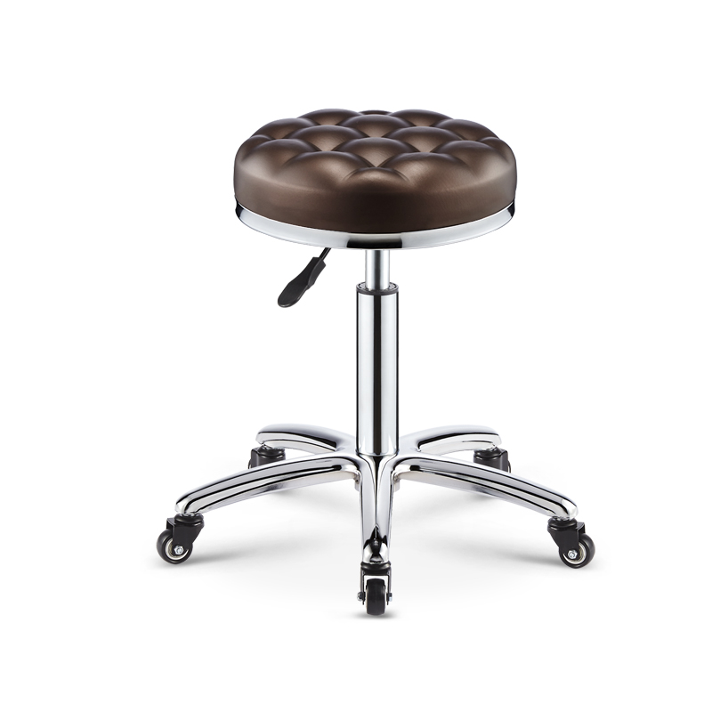 美容凳子升降旋转理发店q椅子美甲凳发廊滑轮圆凳大工凳美发化妆