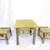 竹新款 儿童椅手工幼儿园r小宝宝凳子板凳复古乡村婴儿靠背椅子儿