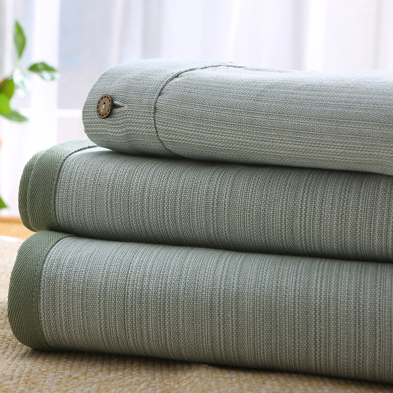 【出口品质】纯棉j老粗布凉席三件套夏季 加厚亚麻棉麻空调席床单,床上用品,床单,淘宝优惠券,粉丝福利购,淘宝优惠卷