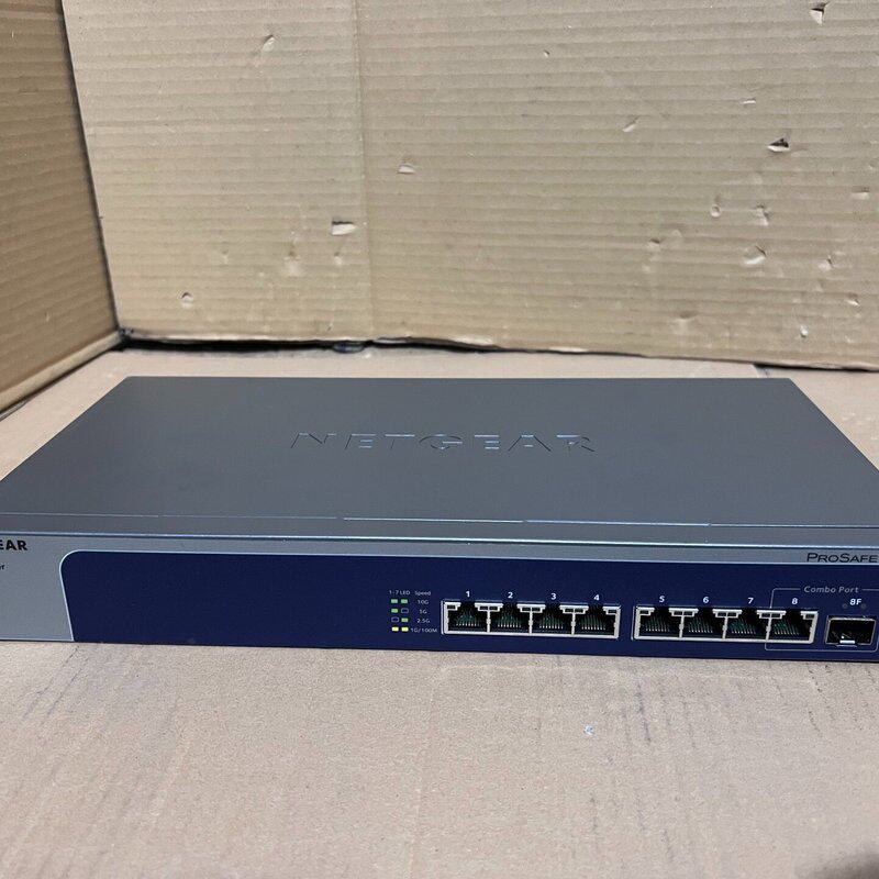 议价NETGEAR网件 XS508M 8口万兆交换机，支持1G/可维修