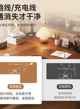 转角F976969M电脑桌电竞型桌台式家用拐桌子双人书桌架书卧室L角