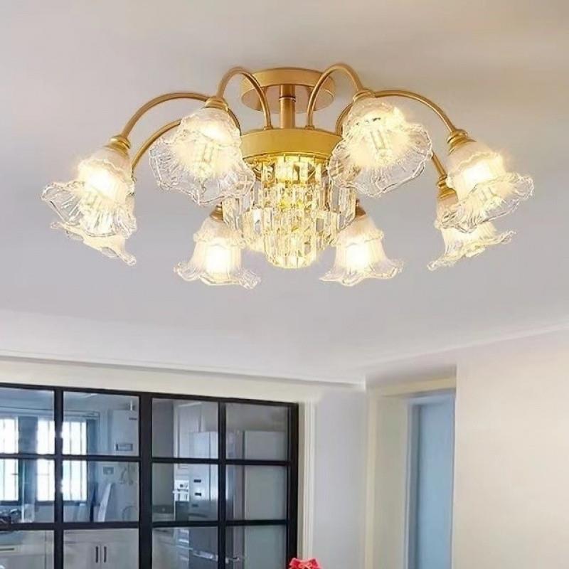 Rt客厅灯吸顶d灯2024奢新款大气别墅大厅主灯餐厅CfTcY4FT豪华环