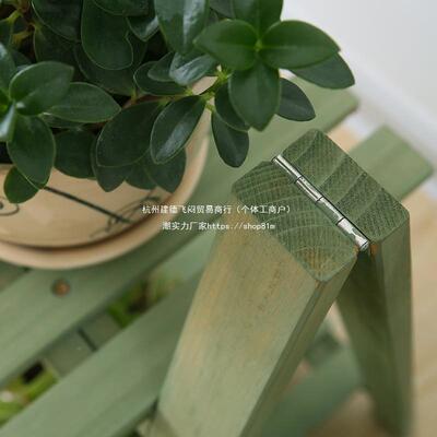 两层简约多架肉小花架日式实木花盆架台阳ETV客花子厅置物架地面