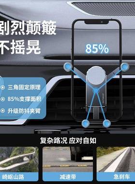 手机车载支扣式汽车用导架航重力支撑固定车上表台出风口专93202