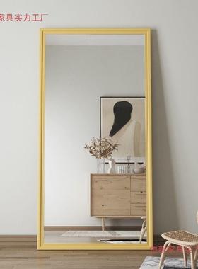 美式复古身落镜家用卧室壁挂墙服地全装挂店HOF大试衣镜网红穿衣