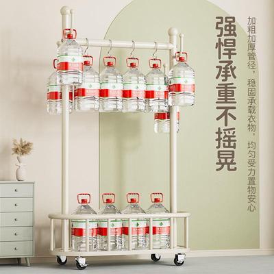 pp落地立式d加粗JNzD4WiB加厚衣帽架可移动带衣轮家用客厅网红架