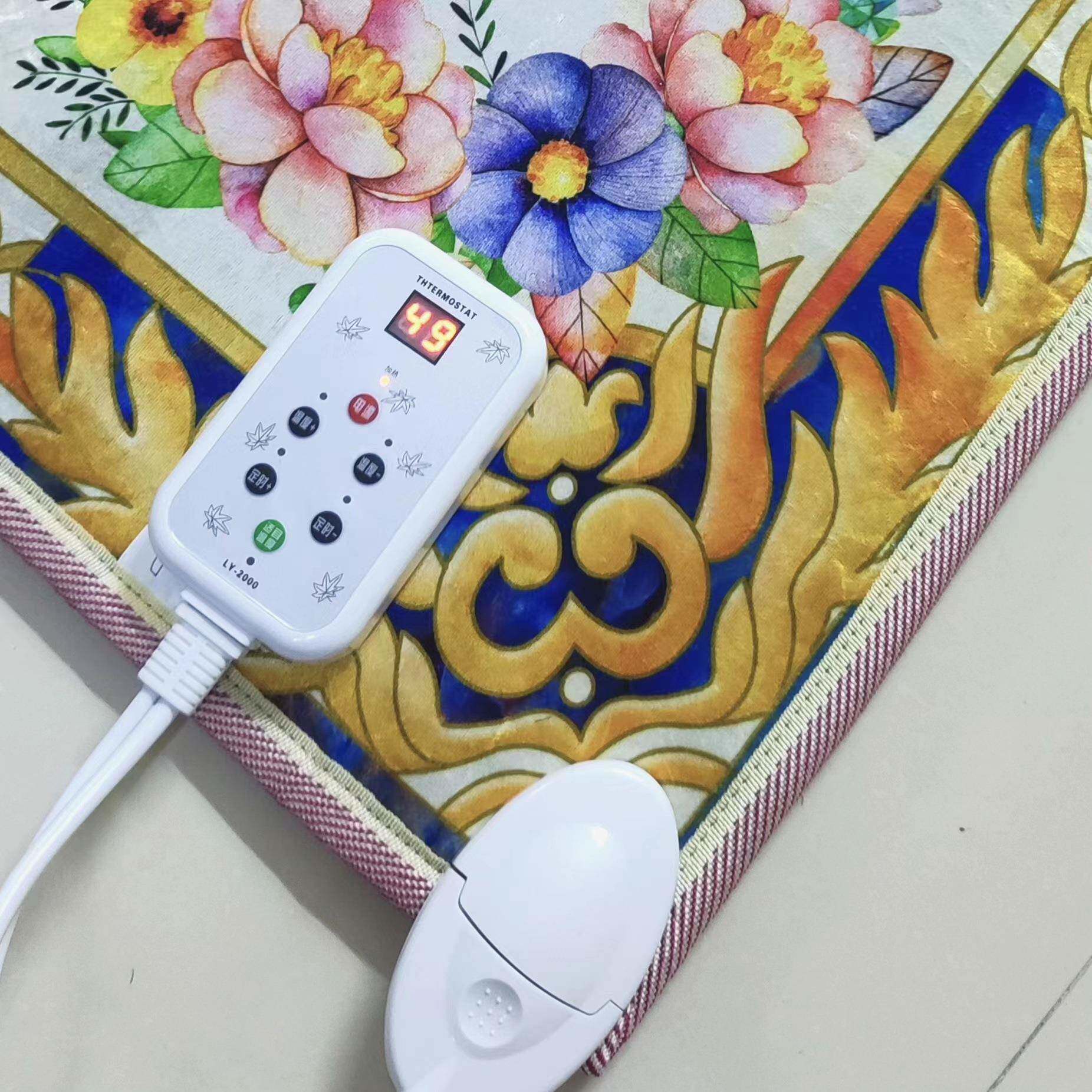 控制器取暖控温石墨烯温控开关调温配件热HY843304地2暖垫温控器