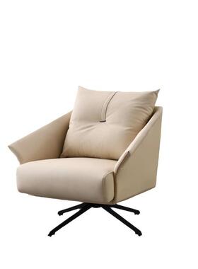 人沙椅子单人休闲会议室旋转椅轻奢风60984网红懒角落发客转厅旋