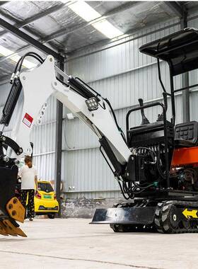 海拓小挖修HT08迷你履带挖机掘室装破内碎抓取小勾机小型HKH挖掘