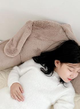 可兔兔绒多功能背腰靠汽车全包靠背围床头靠LFM枕椅爱子阅读靠可