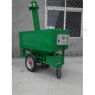 小型肉鸡笼养自动喂动料机PVZ养鸡手推式 喂料养殖场电喂场料车车