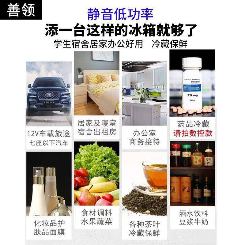 家车载迷你小冰箱小XDT型宿舍寝室舍出租房车两用冷单人冷藏宿冰