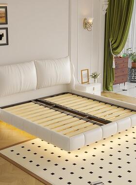 2025新款卧室床悬浮床现简皮软床1.5NAW米1.代8米双人床约婚床包