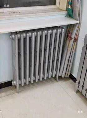 老加宽暖气片置物架免打孔安装防熏墙合金式气罩家用防尘89702铝