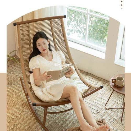 摇椅庭XRMCWOGP花躺椅大人园阳台家老用休闲藤椅懒人摇摇椅人户外