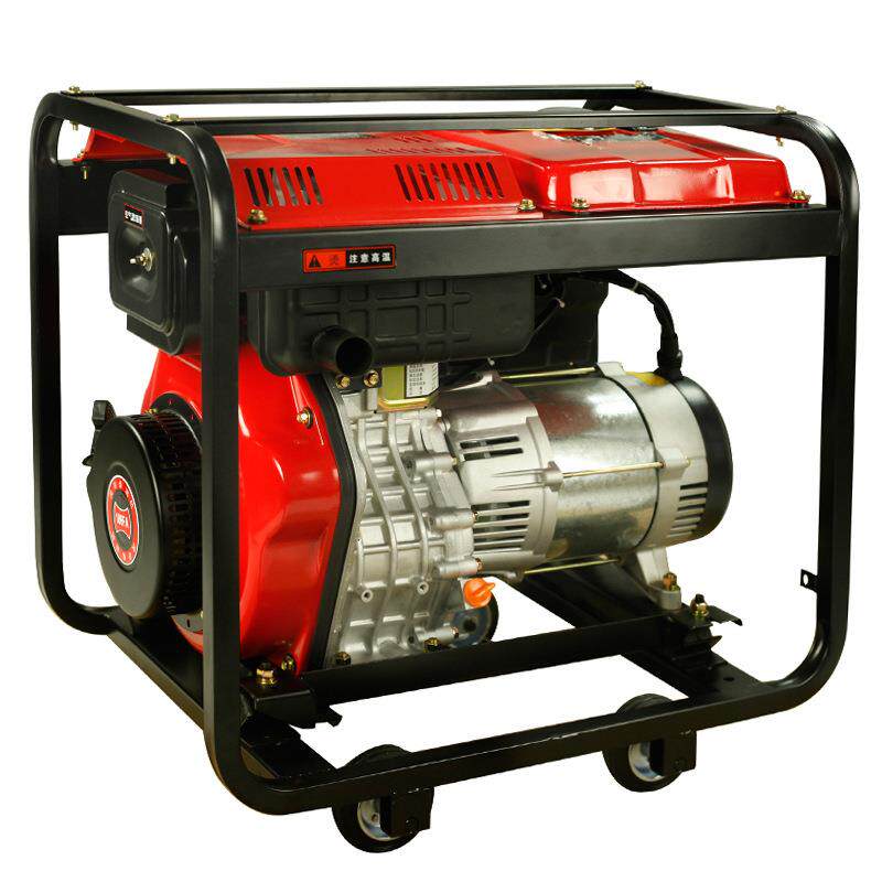 2启kw泰普特2无品牌/000W手柴油电发机家用小型220V单相动发电机