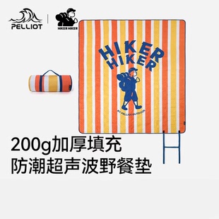 伯希和户外野餐垫露营防潮垫加厚超声波沙滩草坪地垫子 HIKER