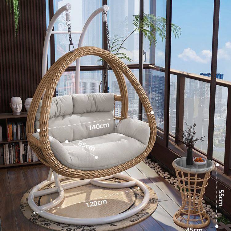 Dreamy Bird's Nest Hanging Chair: Cozy Rattan Swing for Your Home - Product image 7