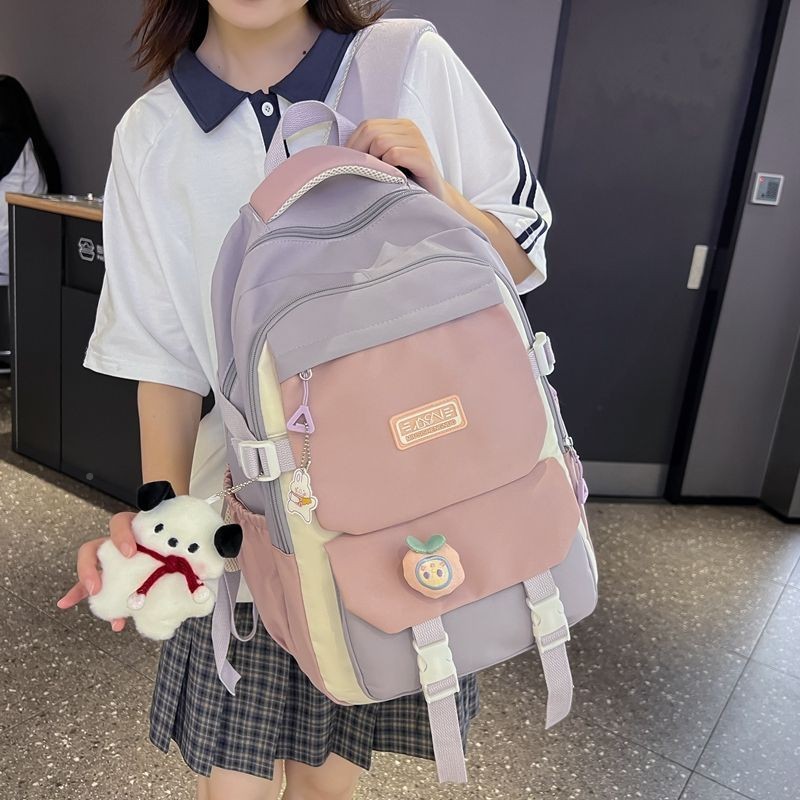 书包女校园风日高系女生学初中中生大容H0218170量双撞肩包韩版大