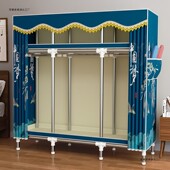 简易衣柜家用卧室出租屋宿舍结实耐用大号布衣柜子马到成功瞄星人