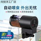 鱼缸喂食器智能定时投食器观赏鱼乌龟粮水族箱自动喂鱼粮