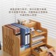 加厚桌面文件收纳盒桌上书架多层文件框文件夹抽屉A4文件栏办公室