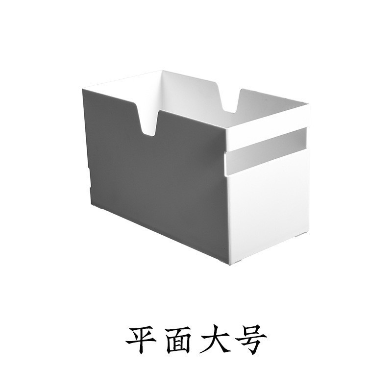 日式 新款厨房收纳盒塑料桌面收纳盒多功能锅具调料瓶杂物收纳盒