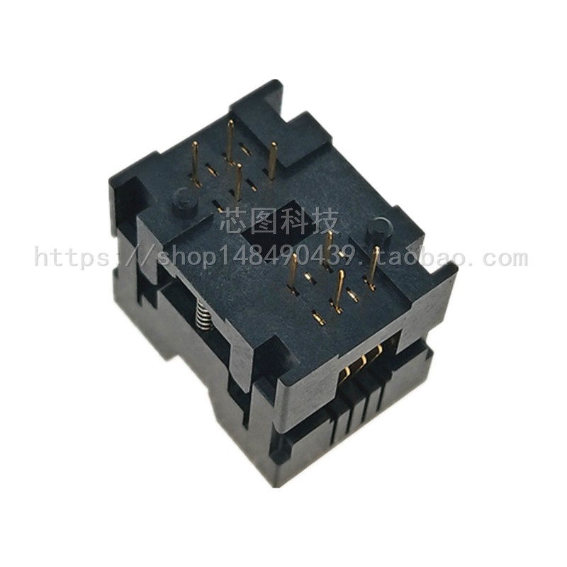 速发WES-CTI测试座SOP8间距1.27MM 652C0082211W老化测试座烧录座