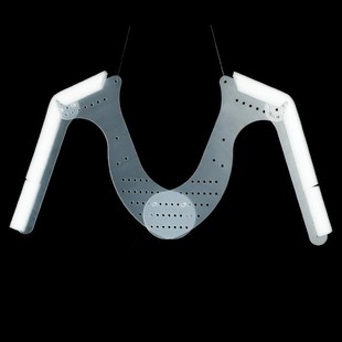 速发白底装 衣架明图拍摄道具透服衣架亚克力白底图摄影挂拍支撑架