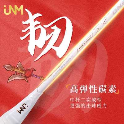 JNM方天画戟羽毛球拍全碳素纤维超轻均衡之刃pro高颜值单支单拍4U