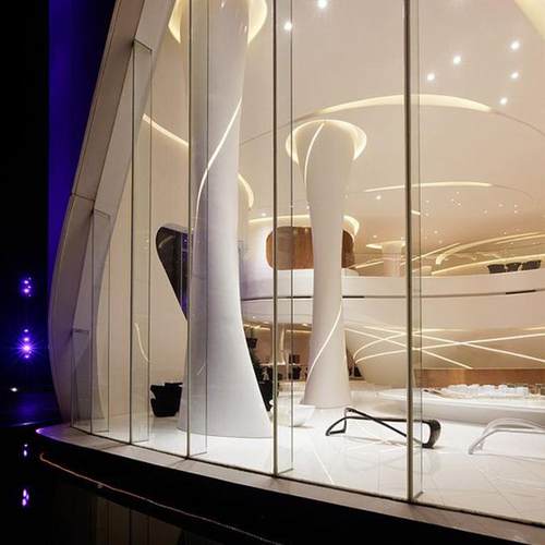 厂953家体G顶RG拦河肌理花板防火防潮吊GRG扩散墙面设计天剧院墙