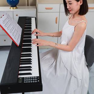 88键重锤智能立式 钢琴钢家用电 钢多功琴电能子琴木886质专业数码