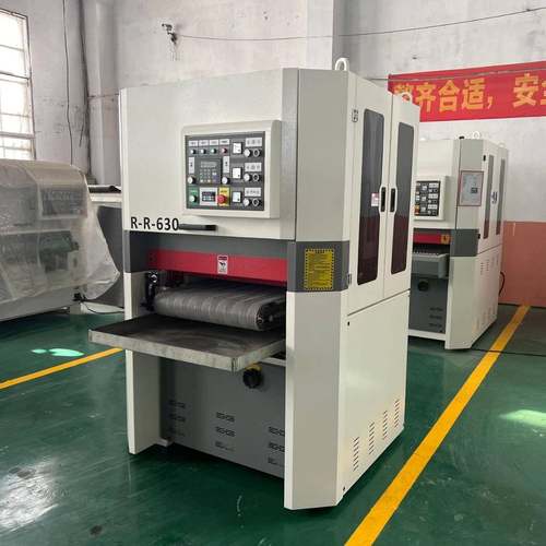 金属平倒面拉丝一体机不锈钢NNO钣去金冲压毛刺角件机砂带机打磨