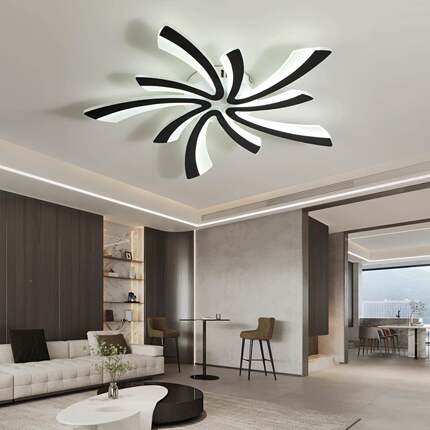 简约现客厅大代灯吸顶灯家餐厅卧室灯用灯创意个性421led具厂家