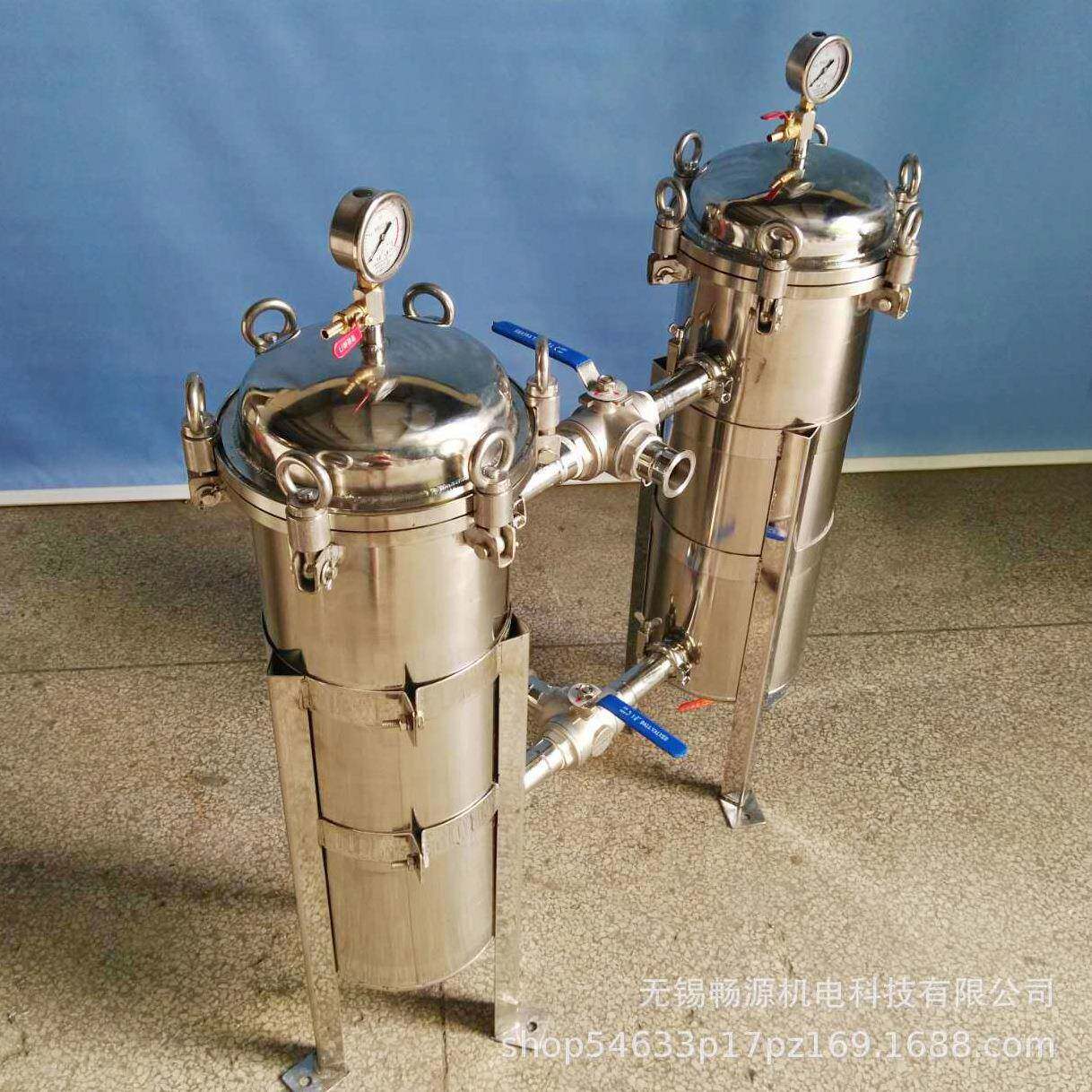 不锈CYG-1DF-钢器双联袋过过滤器油漆涂料并联过式滤单袋多袋滤设