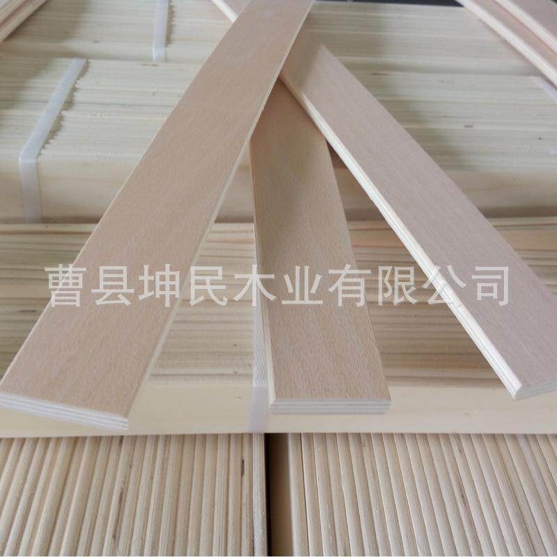 创意桦木床板条板条厨HRU房餐桌家胶合板杨木婴儿具床弯板沙发条