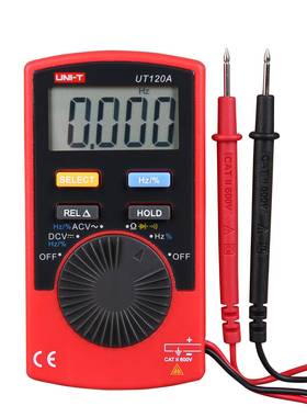优利德UT12A/T1020B/42670UT120C口袋数型字万用表袖珍迷你数U显
