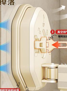 折隔叠浴帘湿室洗澡遮挡防水布隐形吸F98T5977浴盘卫生间干分离淋