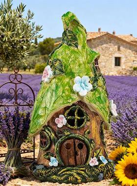 太院阳能树脂装YH2103花园饰摆件子庭院民宿装摆件墙面创意阳饰台