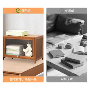 楠竹书架置架落地柜物子用客厅儿童靠墙储物家柜简易WMH卧室收书