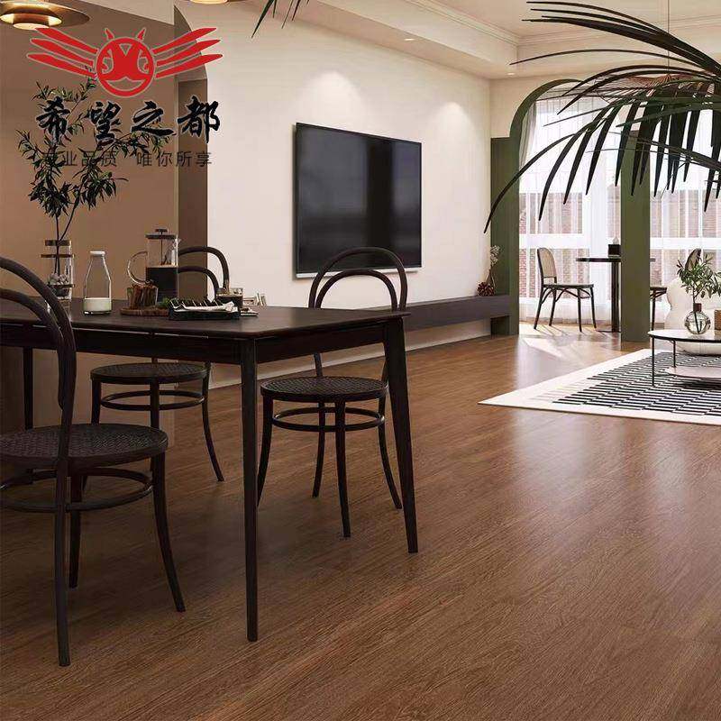 柔0光法木纹瓷室砖800x80mm天鹅绒原木式客厅地砖卧地厂标板砖