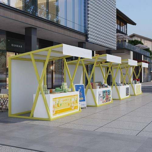 户外动铁艺摊可架网531红夜市活摆摊桌促销棚架位集市摊位折叠展