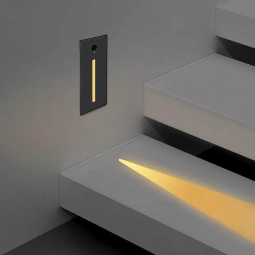 ?竖地脚感应灯款长条嵌入式吸铝楼梯台阶踏步小侧磁壁墙角CX-1204