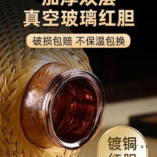 578家竹编热水瓶老式保暖壶复古温用竹子外壳暖水壶开水瓶壶玻璃